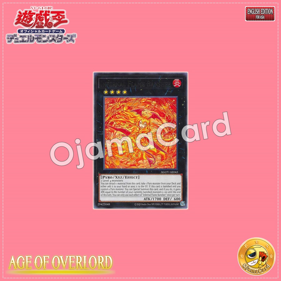 AGOV-AE043 : Infernal Flame Banshee / Hell Flame Banshee (Rare)