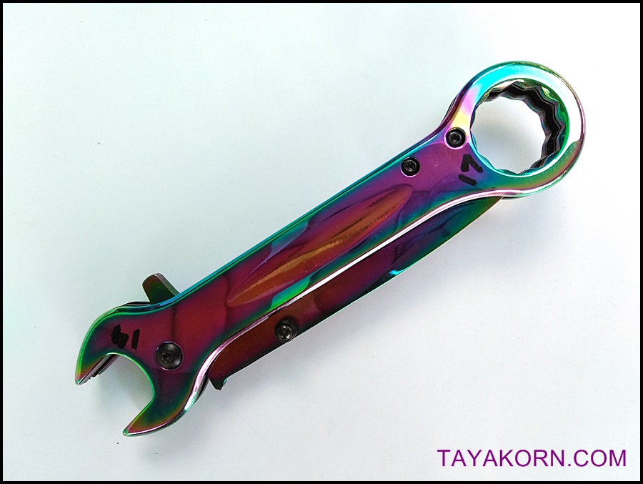 มีดพับอเนกประสงค์ ประแจสายรุ้ง 3 in 1 TKCS-Z1