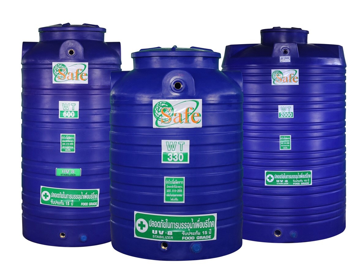 Safe ถังเก็บน้ำบนดิน รุ่น สีฟ้า ขนาด 500 ลิตร(ส่งฟรีเฉพาะกรุงเทพและปริมณฑลภายใน3วัน)