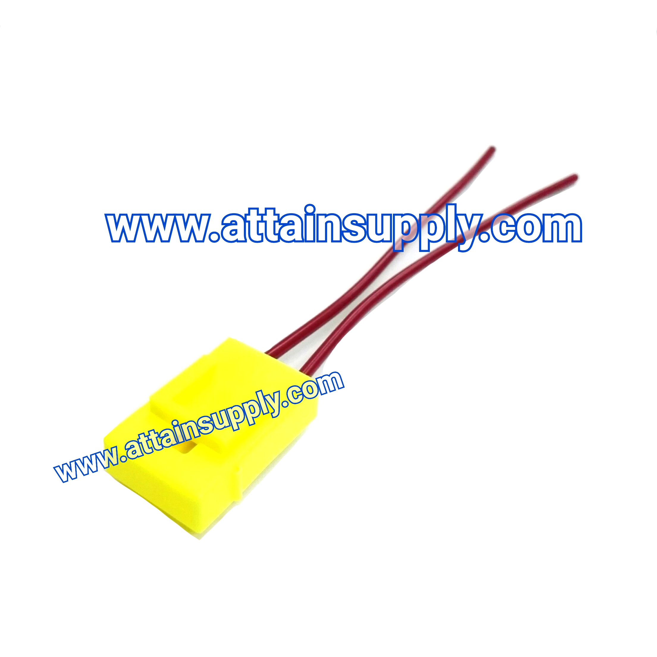 กระบอกฟิวส์เสียบกลาง-ขอบต่อ/สีเหลือง