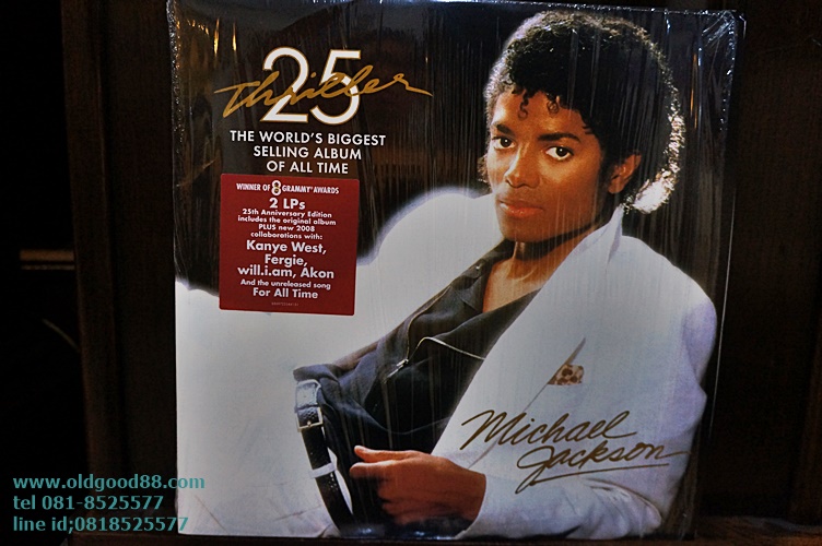 แผ่นเสียง michael jackson อัลบั้มนี้มี2แผ่น รหัส6960mc
