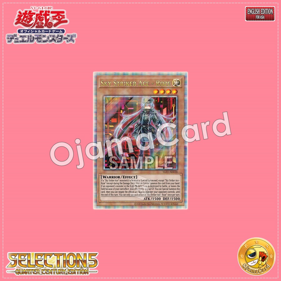 SLF1-AE036 : Sky Striker Ace - Roze / Flash Sword Princess - Roze「alternate art」(Normal Parallel Rare)