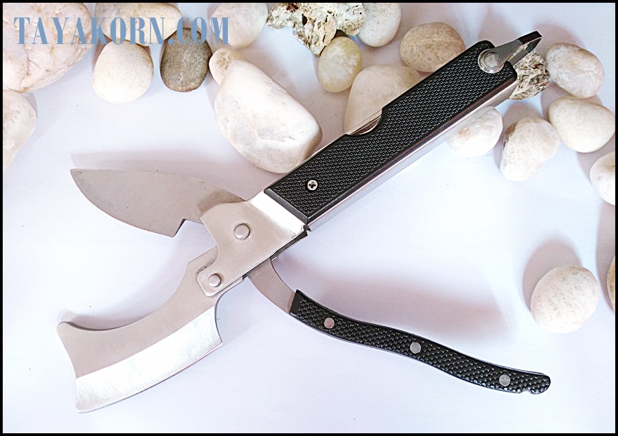 ขวาน-กรรไกรตัดกิ่งไม้ 7 in 1 Multi Axe-Pruning Shears 7 in 1 TKCA8585