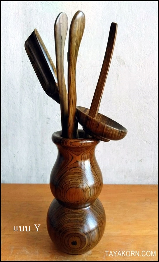 อุปกรณ์ชงชาจีนไม้แท้ (สีเขียว) อุปกรณ์ 5 ชิ้น Green Chinese TeaTools TKTT-882