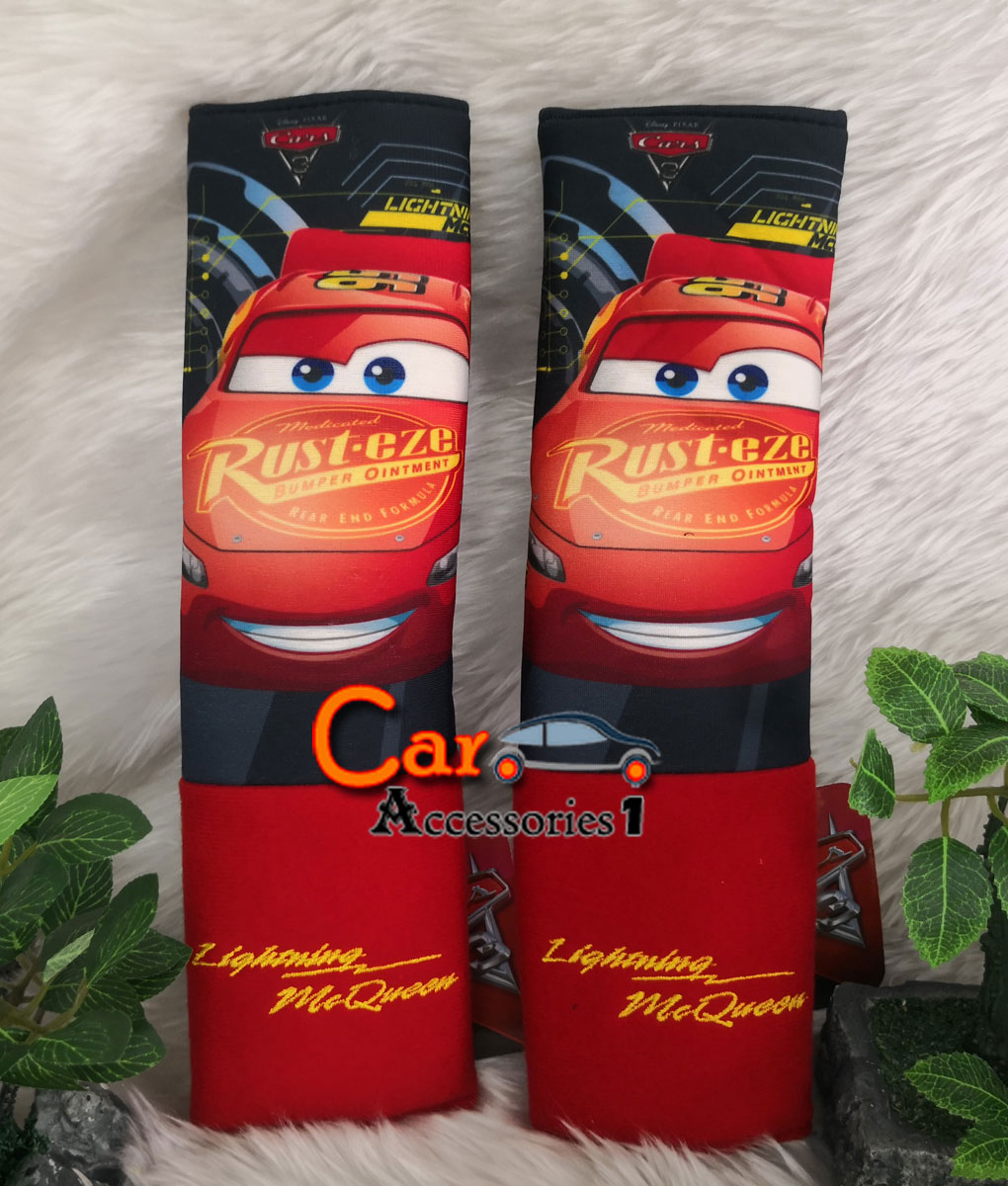 หุ้มเข็มขัดนิรภัยคาร์ส Cars (1 แพคบรรจุ 2 ชิ้น) ลิขสิทธิ์แท้ราคาพิเศษ New arrival!