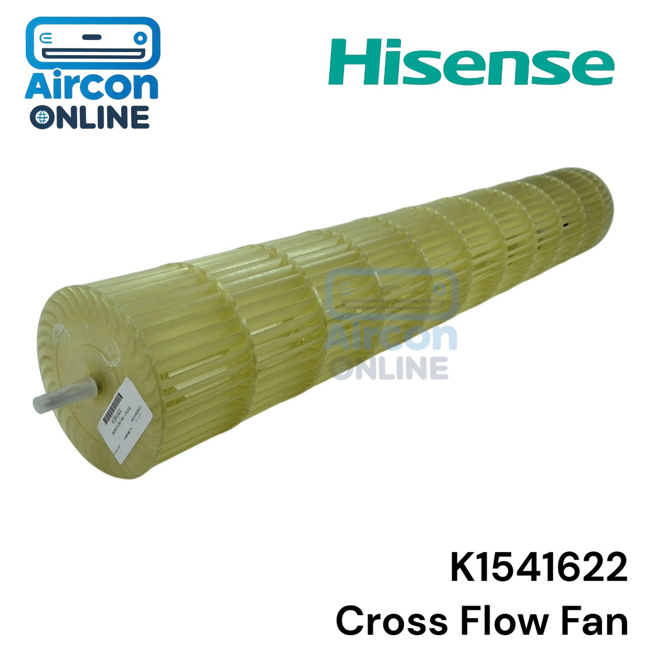 ใบพัดลมโพรงกระรอก แอร์ HISENSE รหัส K1541622 ของแท้ ใหม่ มือ 1 **กรุณาสอบถามก่อนการสั่งซ์้อ**