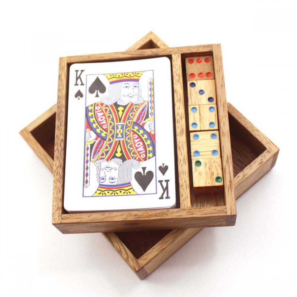 Playing Card Box (กล่องไม้สำหรับใส่การ์ด)