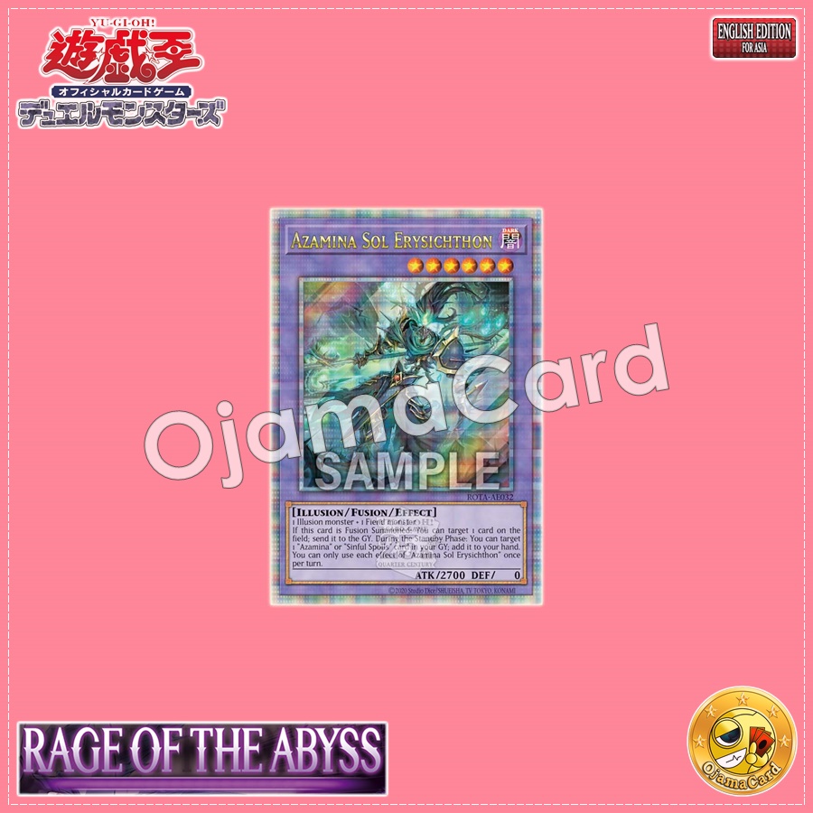 ROTA-AE032 : Azamina Sol Erysichthon / Starvation Saint Erysichthon (Secret Rare)