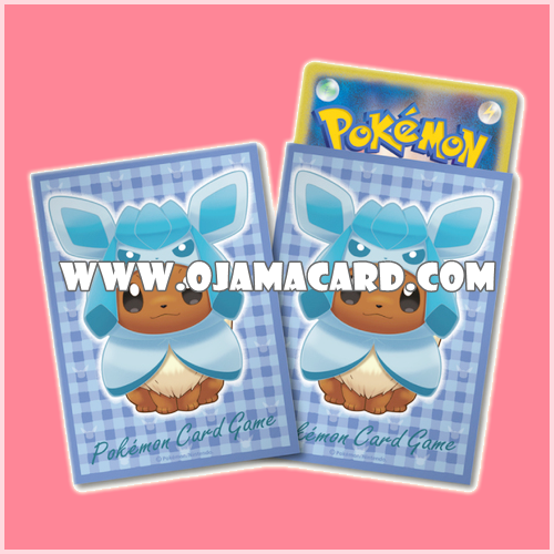 Pokémon Card Game Deck Shield | Card Sleeves — Eievui | Eevee Poncho Series GC「64ct.」
