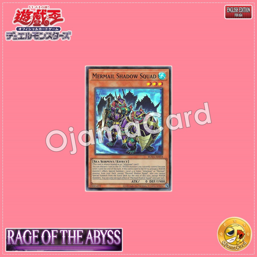 ROTA-AE018 : Mermail Shadow Squad / Mermail Deep Shadow Bodyguard Squad (Super Rare)