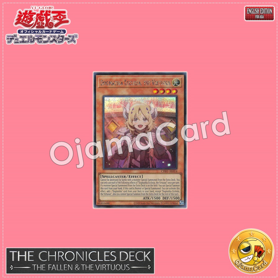 CH01-AE014 : Dogmatika Ecclesia, the Virtuous / Ecclesia, the Dogmatic Saint「alternate artwork」(Secret Rare)