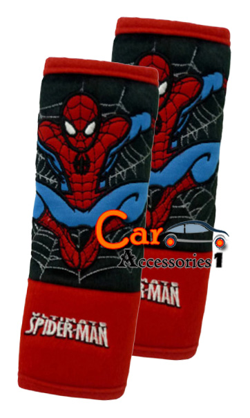 หุ้มเข็มขัดนิรภัยสไปเดอร์แมนซีรี่ส์ 2 Spiderman ราคาต่อคู่ สินค้าลิขสิทธิ์แท้ ราคาพิเศษ