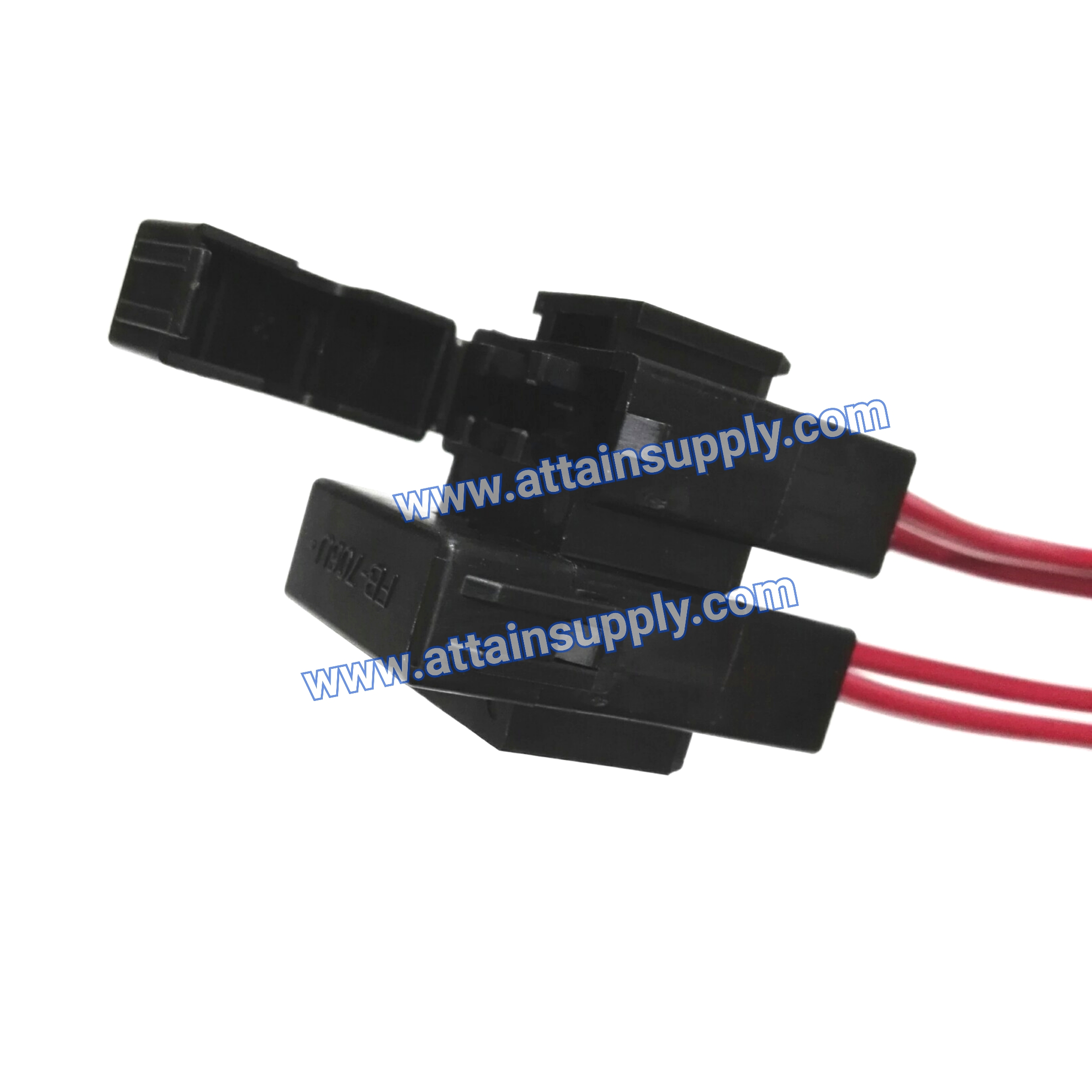 กระบอกฟิวส์เสียบกลาง-ขอบต่อ/สีดำ