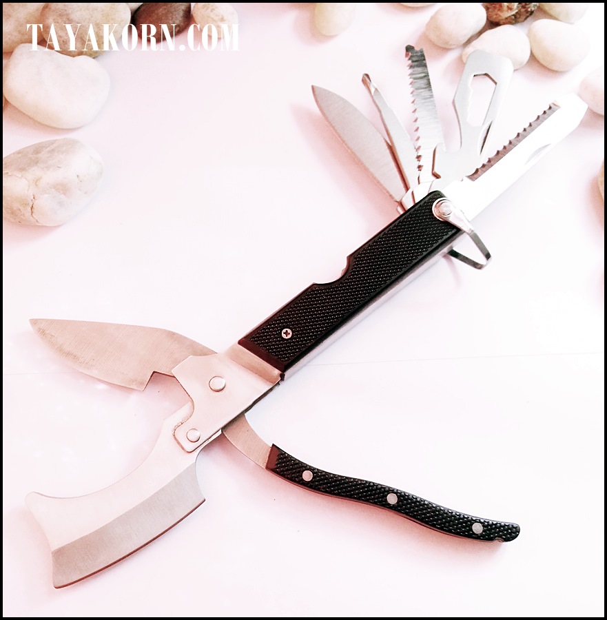 ขวาน-กรรไกรตัดกิ่งไม้ 7 in 1 Multi Axe-Pruning Shears 7 in 1 TKCA8585