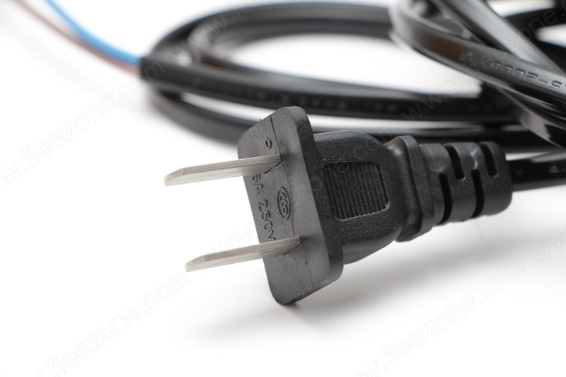 สายไฟ AC พร้อมสวิทซ์เปิด-ปิด ยาว 1.8 เมตร สีดำ