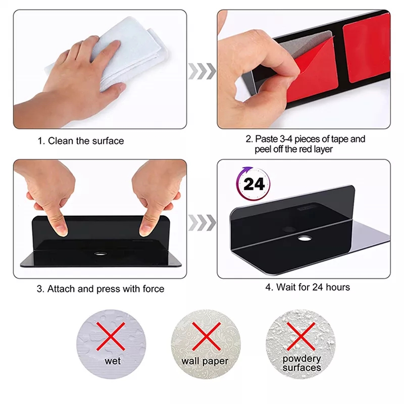 ชั้นวางของติดผนัง อะครีลิค / ชั้นอะครีลิค วางของติดผนัง เพื่อความสะดวกและเรียบร้อยในการจัดเก็บของของคุณ! ชิ้น