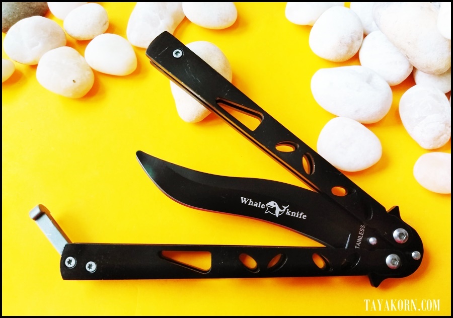 มีดซ้อมควงปลาไหล Unagi Balisong Trainer Knife TKBS-J005TR