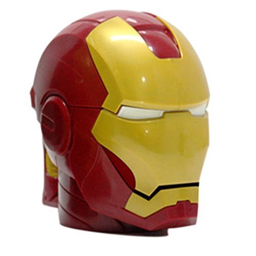 Iron Man 3D Helmet plastic cup (White Eye)