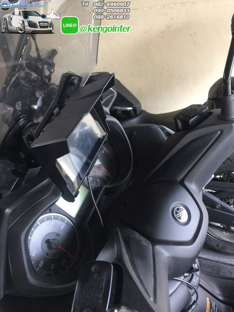 GPSนำทาง ติดมอเตอร์ไซค์ ขนาดหน้าจอ 4.3" จอกันน้ำ พร้อมตัวจับแฮนด์