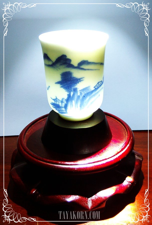 ชุดถ้วยชาแบบดมดื่ม ลายสวรรค์แห่งเจียงหนาน ๋Heaven Jiang Nan Tea cup set
