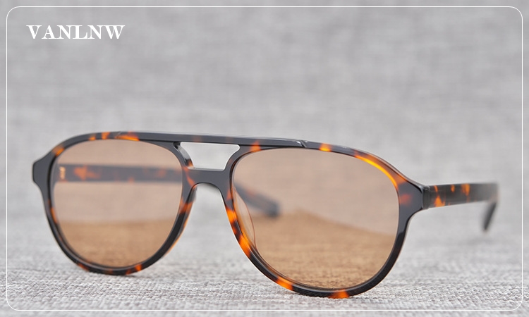 แว่นกันแดด Vintage Hand Made Designed by Japan 9508 56-18 145 COL.Tortoise <ลายกระ>