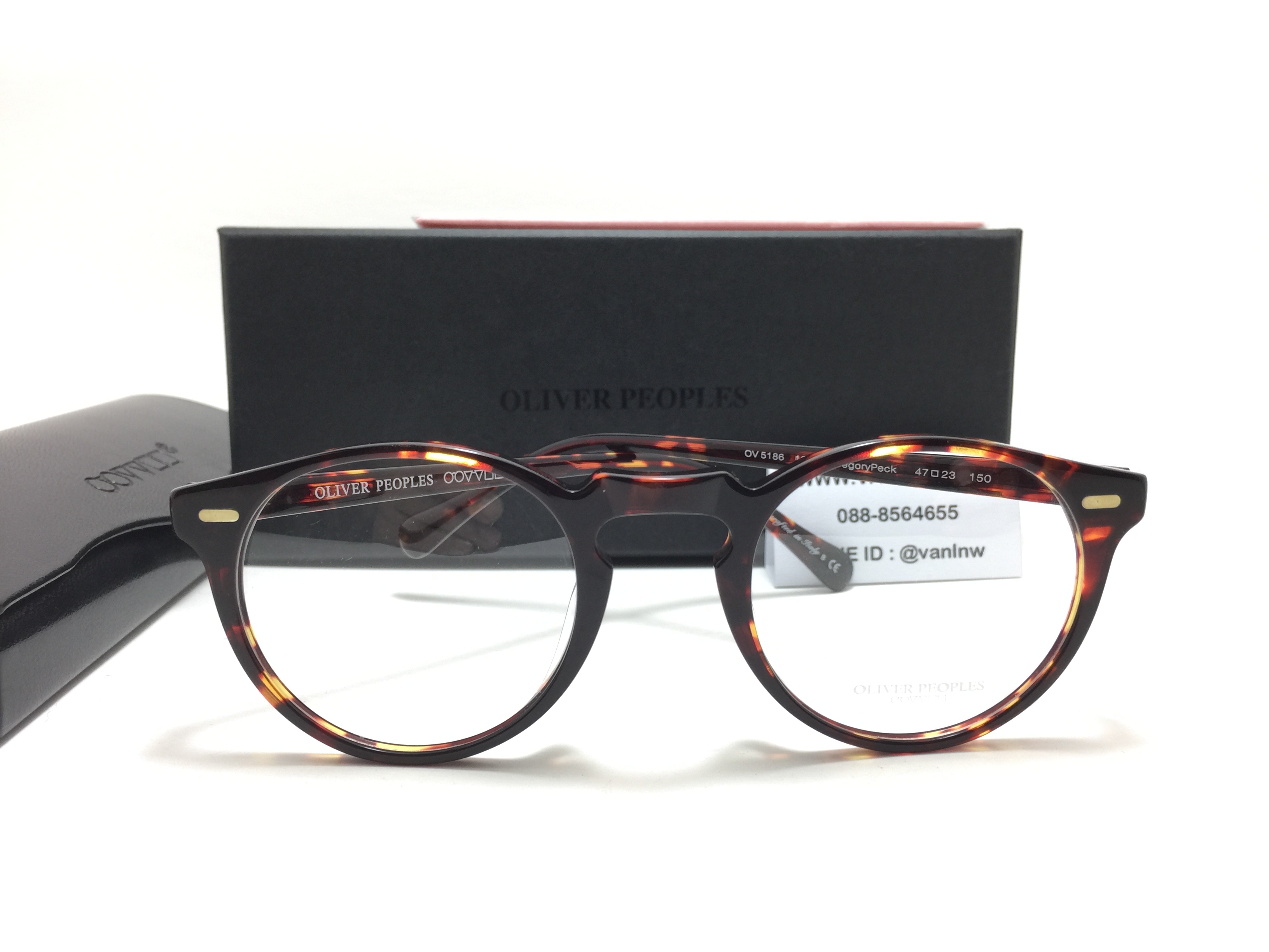 แว่นสายตา Oliver Peoples OV 5186 1211 GregoryPeck 47-23 150 <กระ>