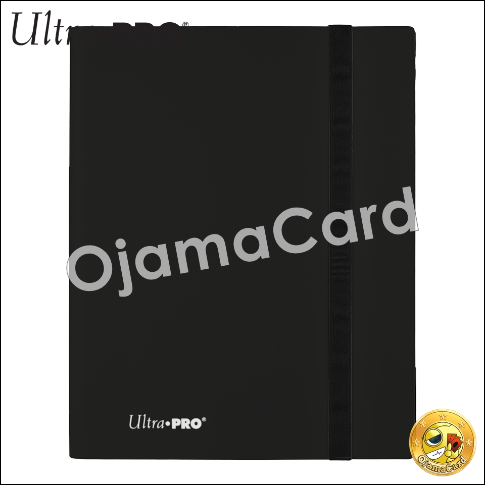 Ultra•Pro Eclipse 4-Pocket PRO-Binder / Portfolios「แฟ้มใส่่การ์ด / แฟ้มเก็บการ์ด 4 ช่อง」— Jet Black