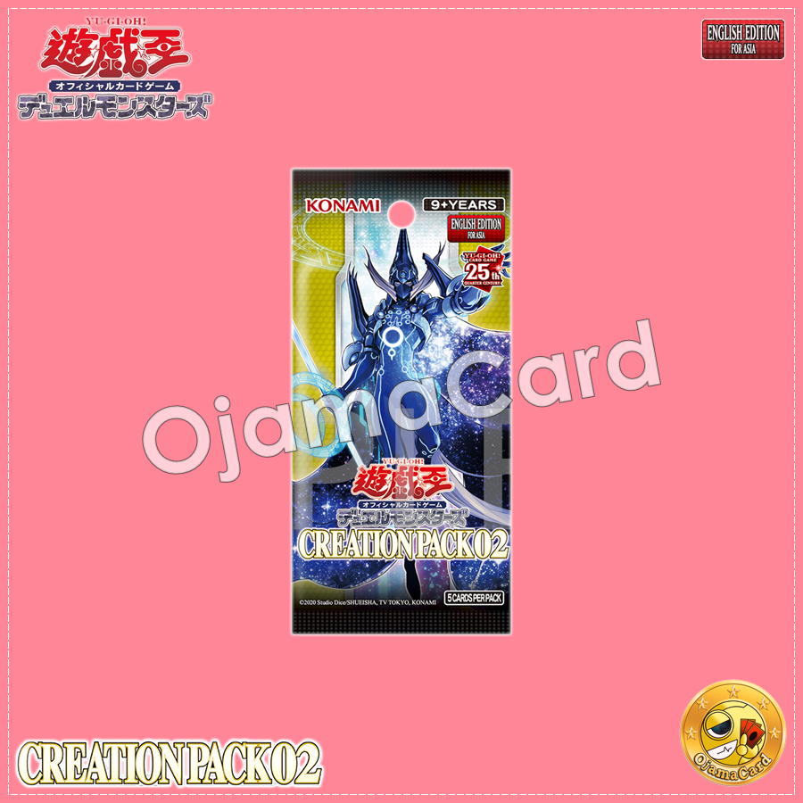 Yu-Gi-Oh! OCG English Edition for Asia — Creation Pack 02 [CR02-AE] +1 Bonus Pack「1 Box」