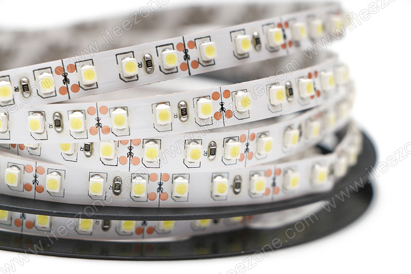 LED Strip เส้น 2835 ม้วน 5 เมตร 120 LED/M สี Warm white 3000K (ไม่กันน้ำ IP20)