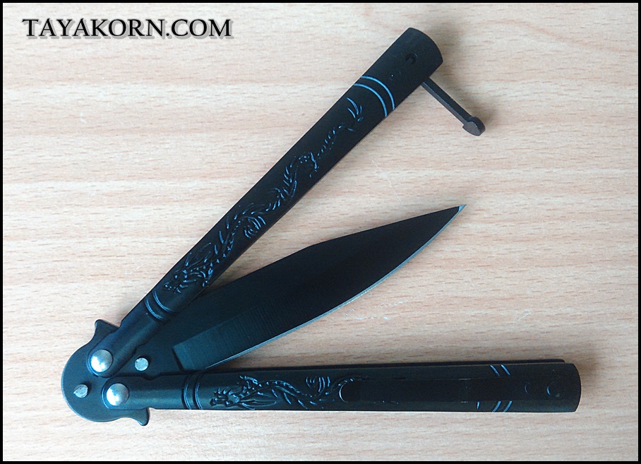 มีดบาลีซอง Black Dragon Balisong TKBS14NV