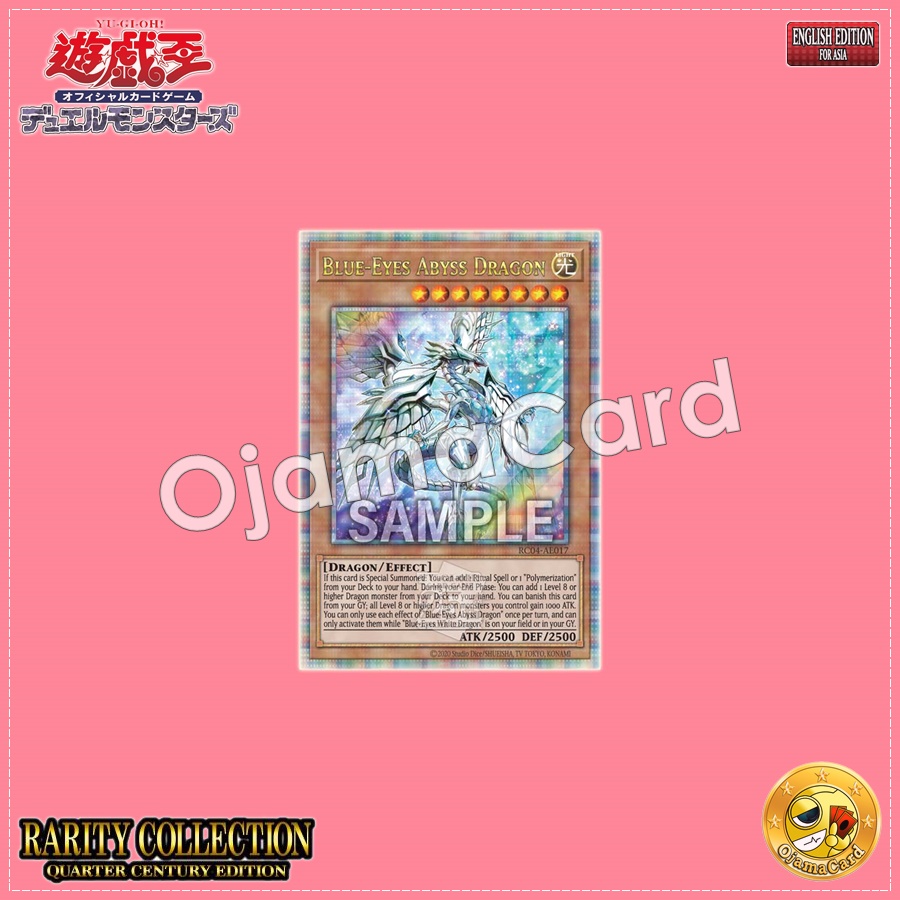 RC04-AE017 : Blue-Eyes Abyss Dragon / Blue-Eyes Dragon of the Abyss (Quarter Century Secret Rare)