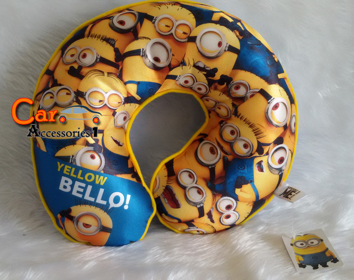 หมอนรองคอตัวยูมินเนี่ยน Minion พิมพ์ลาย ลิขสิทธิ์แท้ ราคาพิเศษ new arrival!