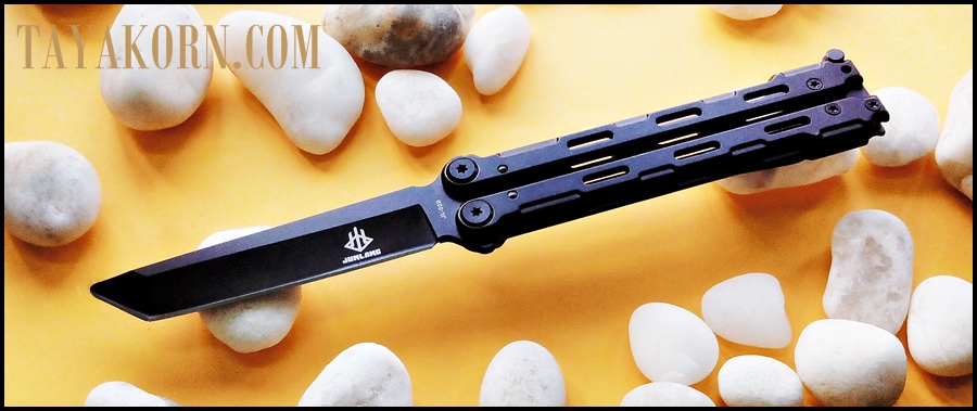 มีดซ้อมควง มาซามุ Masamu Balisong Trainer Knife TKBS-MM888TR