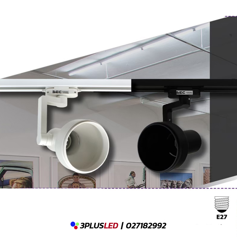โคมติดราง BEC รุ่น TLP 3037 ขั้วE27 (ไม่มีหลอด)