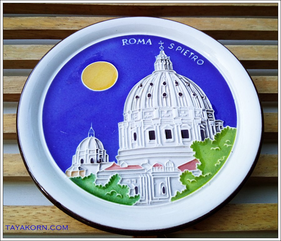 จานรองแก้วกาแฟสะสม แบบD1 Creazioni Luciano made in Italy