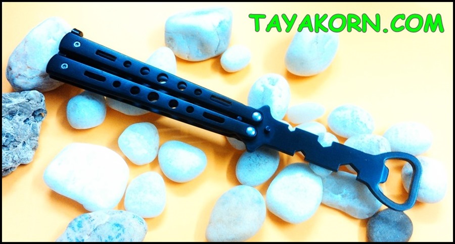 มีดซ้อมควง บาลีซองดิโอเพิ้น ฺTHE OPEN Balisong Trainer Knife