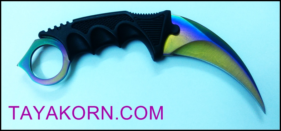มีดคารัมบิตเรนโบว์อีเกิ้ลคลอ( Eagle Claw ) Rainbow Eagle Claw Karambit Knife TKKB-BS7779