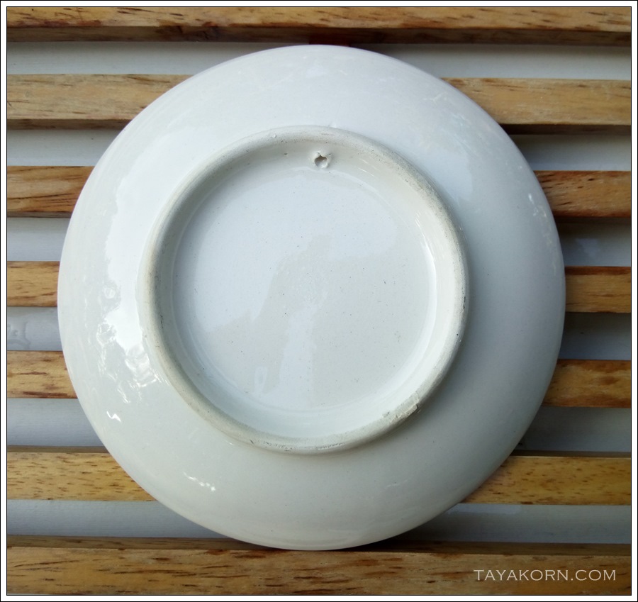 จานรองแก้วกาแฟสะสม แบบ A Vintage Coffee Plate Tyle A made in Italy