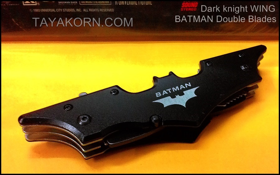 มีดพับ ดาร์คไนท์วิง แบทแมนดับเบิ้ลเบลด Dark Knight Wing Batman Double Blade TKFK-B1