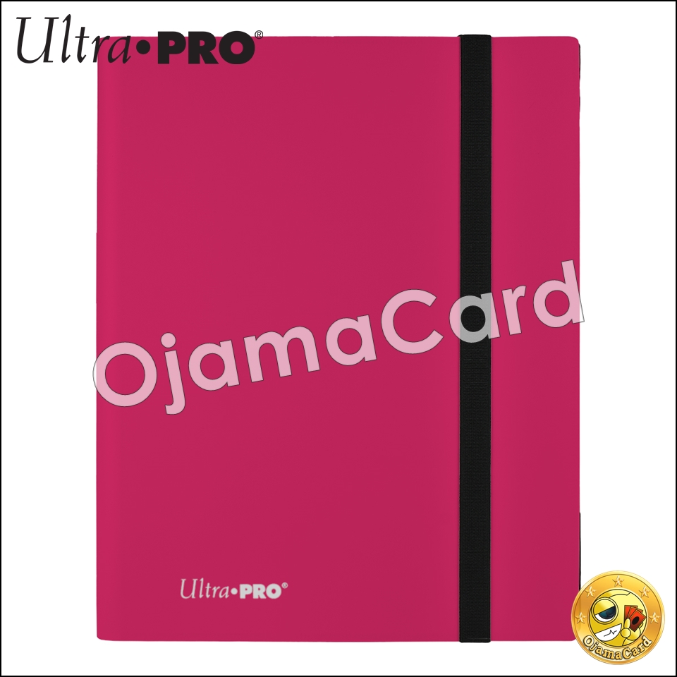 Ultra•Pro Eclipse 4-Pocket PRO-Binder / Portfolios「แฟ้มใส่่การ์ด / แฟ้มเก็บการ์ด 4 ช่อง」— Hot Pink