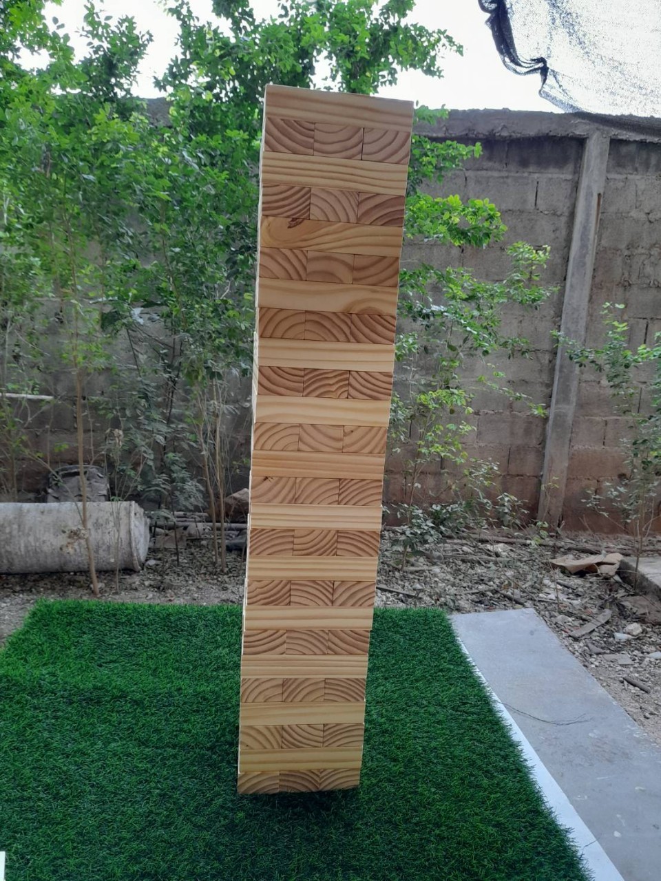 ตึกถล่ม ขนาดใหญ่พิเศษ 1 เมตร ไม้สน (Stack Wooden Tower high 1 m.)