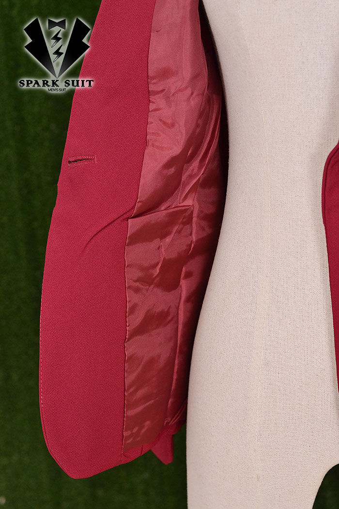 เสื้อสูทผู้หญิง เสื้อสูทใส่ทำงาน สีแดงไวน์ พร้อมส่ง M,L