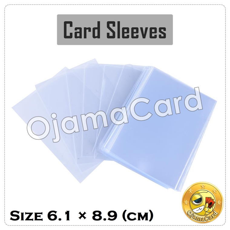 [ซองใส ซองใส่การ์ด] Soft Sleeves「Size 6.2 × 9.0 (cm)」- Transparent「100ct.」