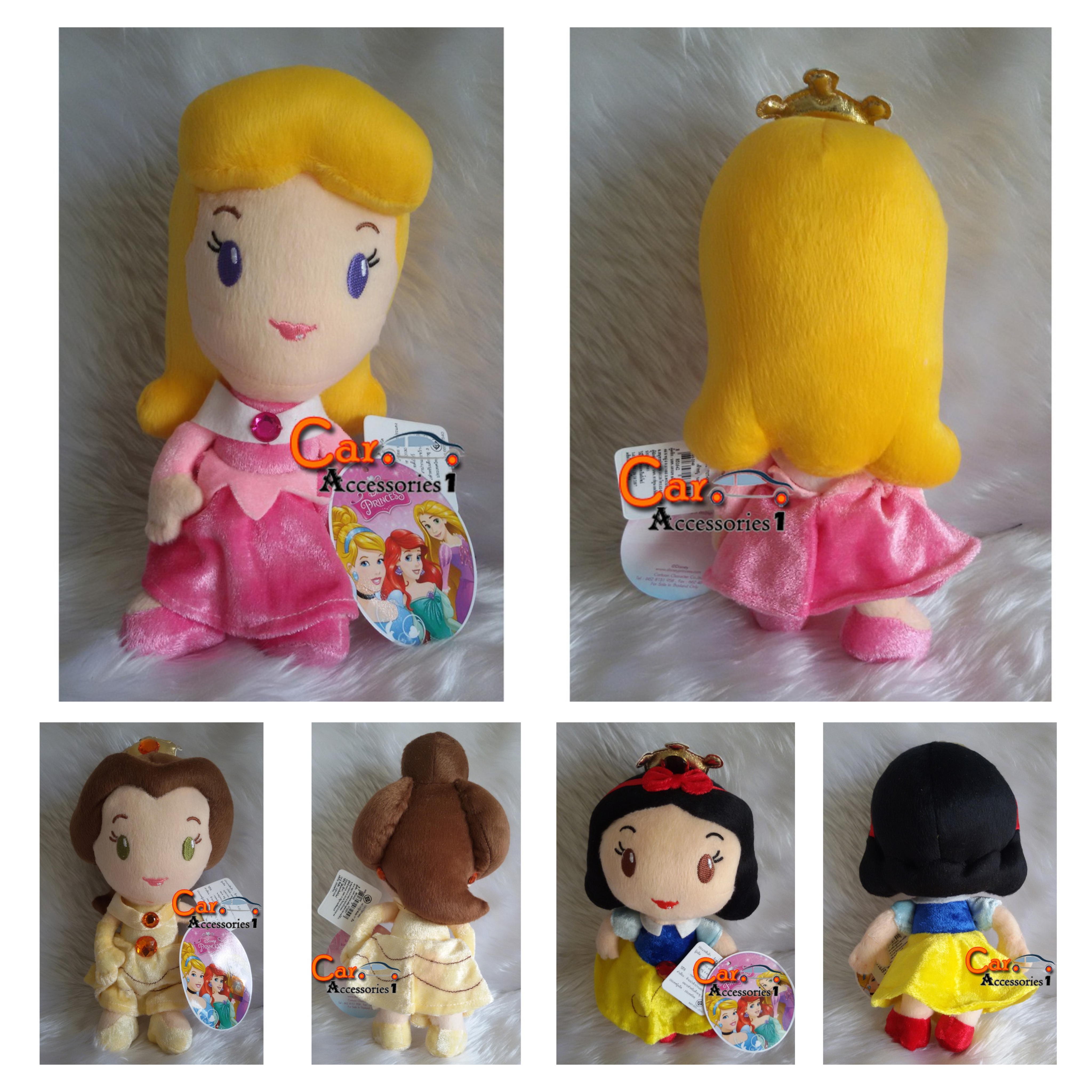ตุ๊กตาเจ้าหญิง 7" เซ็ท 3 ชิ้น (สโนไวท์,เบลล์,ออโรร่า) ลิขสิทธิ์แท้ พร้อมส่ง!