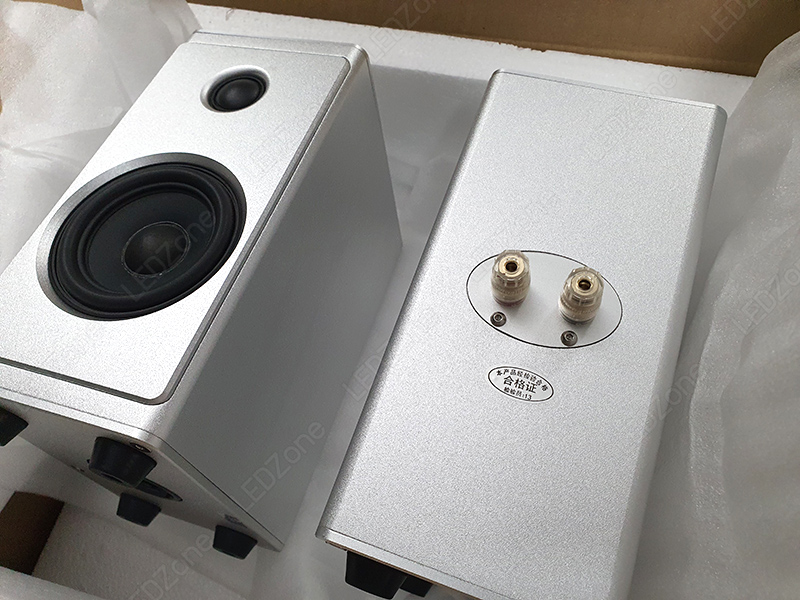 BRZHiFi Art THREE ลำโพงตู้อะลูมิเนียม ดอก B&O 3.0 นิ้ว 40W 4Ω Passive Speaker +วงจร Crossover แยกย่านเสียง BRZHiFi Art 3