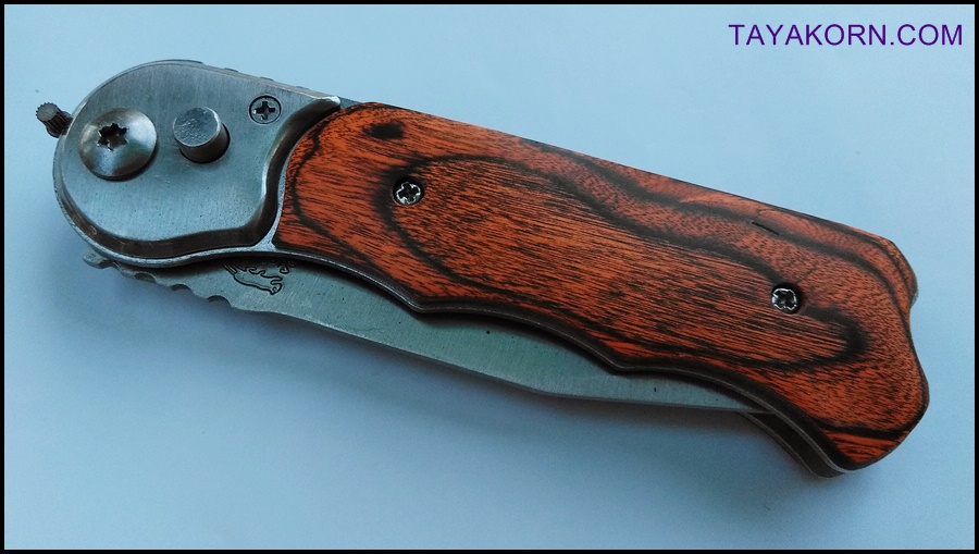 มีดสปริง ไพน์วู้ด แบบซี PineWood C Folding spring Knife TKFD-PW3