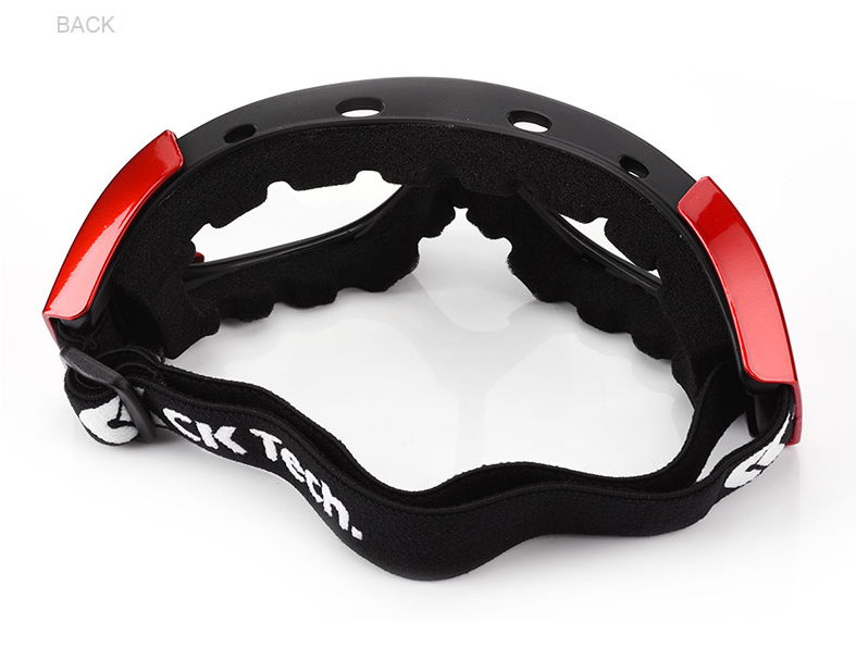 แว่นตากันลม กันฝุ่น CK Tech Safety Glasses Eye Protection รุ่น CKY-053 <ดำ-แดง>