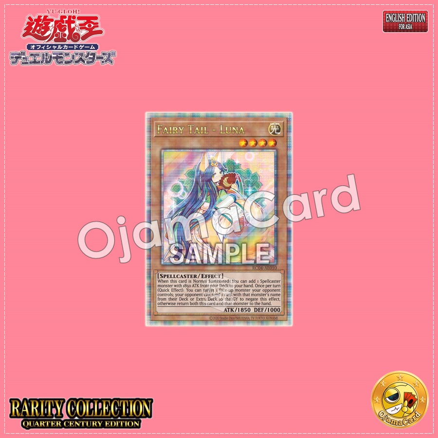RC04-AE010 : Fairy Tail - Luna / Fairy Tail - Kaguya (Quarter Century Secret Rare)
