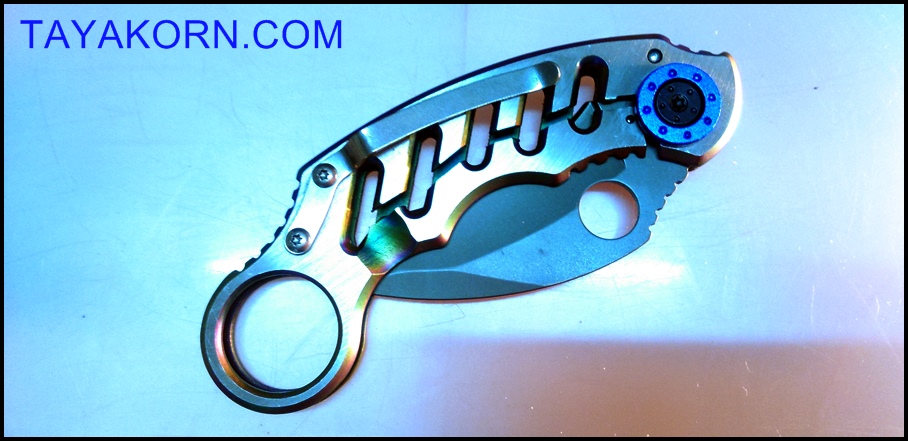 มีดคารัมบิตโรโบฮอว์ค2 RoboHawk2 Karambit Knife TKKB3