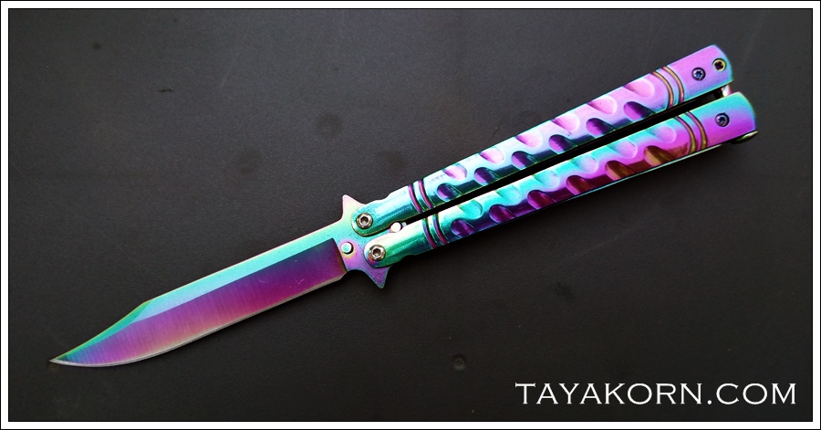 มีดบาลีซอง เรนโบว์ธันเดอร์2 Rainbow Thunder2 Balisong